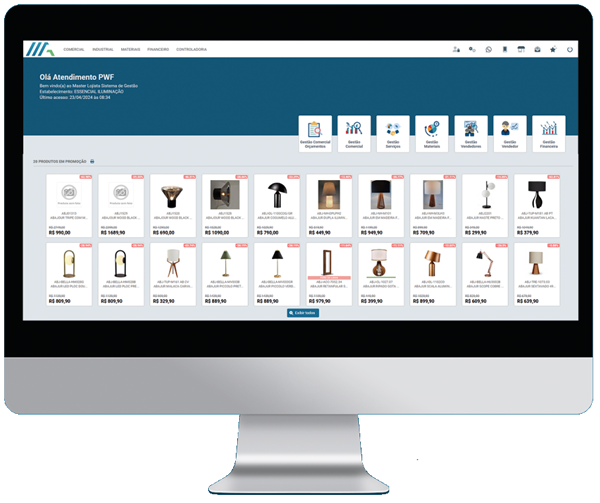Sistemas para Materiais de Construção e Decoração 6 Masterlojista sistema de gestão para lojas Sistema de Gestão ERP projetado especialmente par o varejo